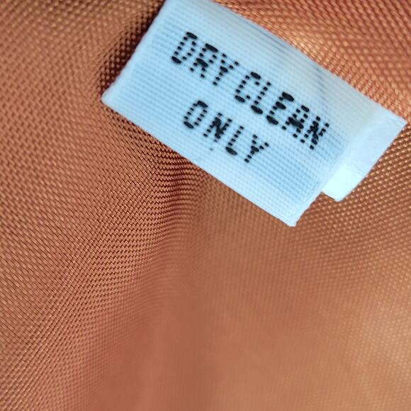 Vintage J. Hilary Wool Coat Womens 4 Belted Camel Brown Long Trench Made in USA - Picture 8 of 16